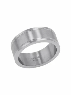 s.Oliver Schmuck<Herren Ring silber uni