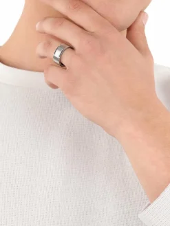 s.Oliver Schmuck<Herren Ring silber uni