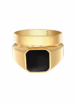 KUZZOI Schmuck<Herren Ring gold uni