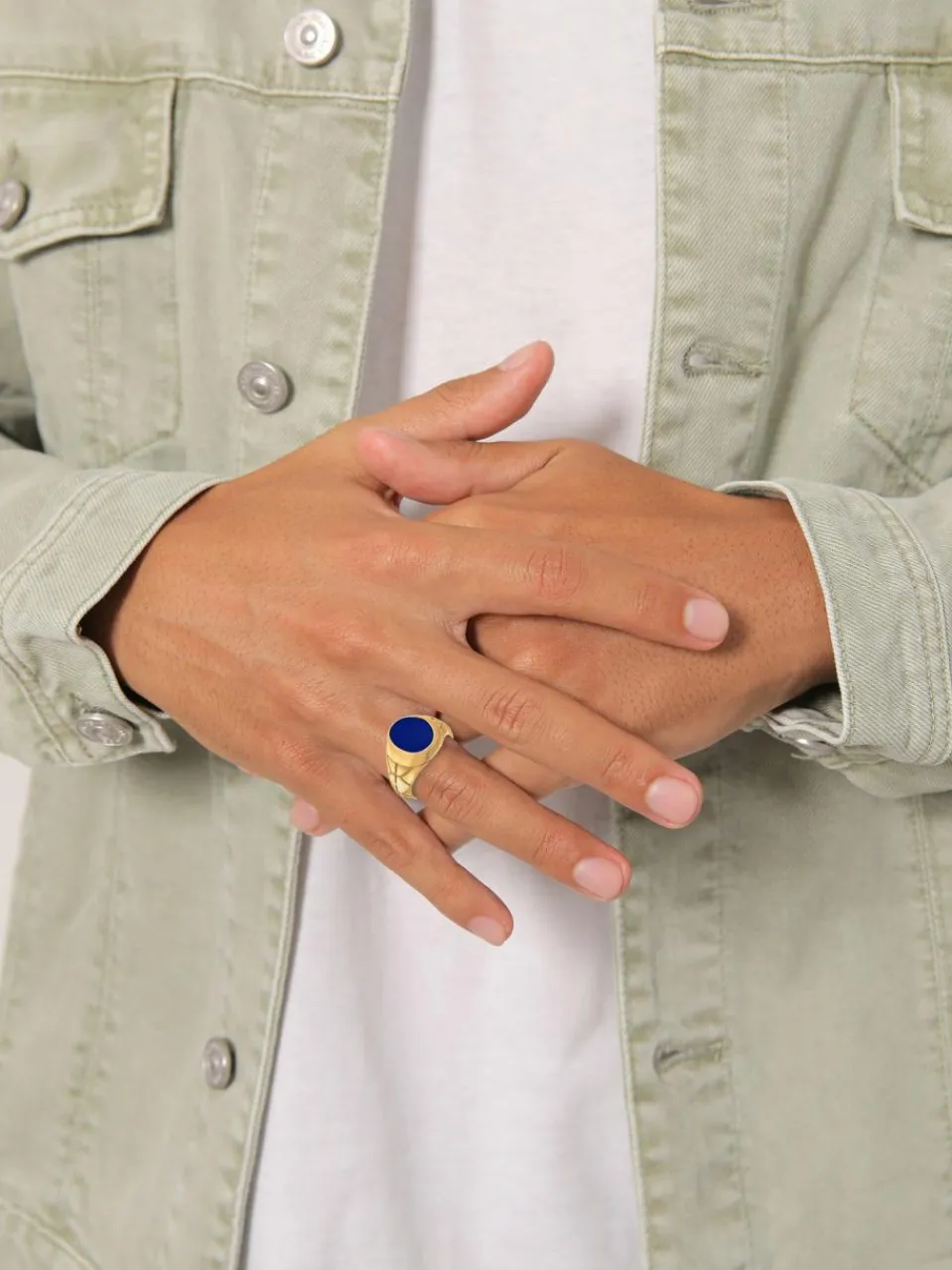 KUZZOI Schmuck<Herren Ring gold uni