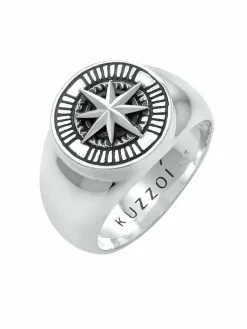 KUZZOI Schmuck<Herren Ring silber uni