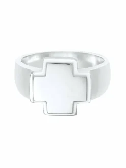 KUZZOI Schmuck<Herren Ring silber uni