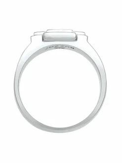 KUZZOI Schmuck<Herren Ring silber uni