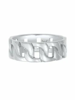 KUZZOI Schmuck<Herren Ring silber uni
