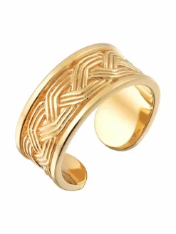 KUZZOI Schmuck<Herren Ring gold uni