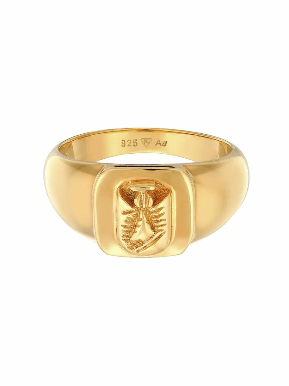 KUZZOI Schmuck<Herren Ring gold uni