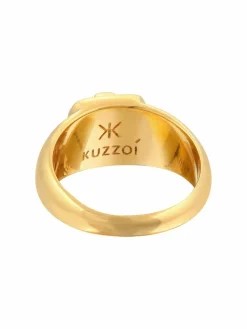 KUZZOI Schmuck<Herren Ring gold uni