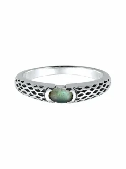 KUZZOI Schmuck<Herren Ring silber uni