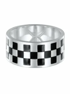 KUZZOI Schmuck<Herren Ring silber uni