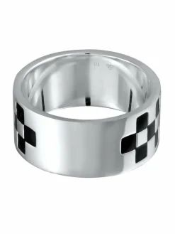 KUZZOI Schmuck<Herren Ring silber uni