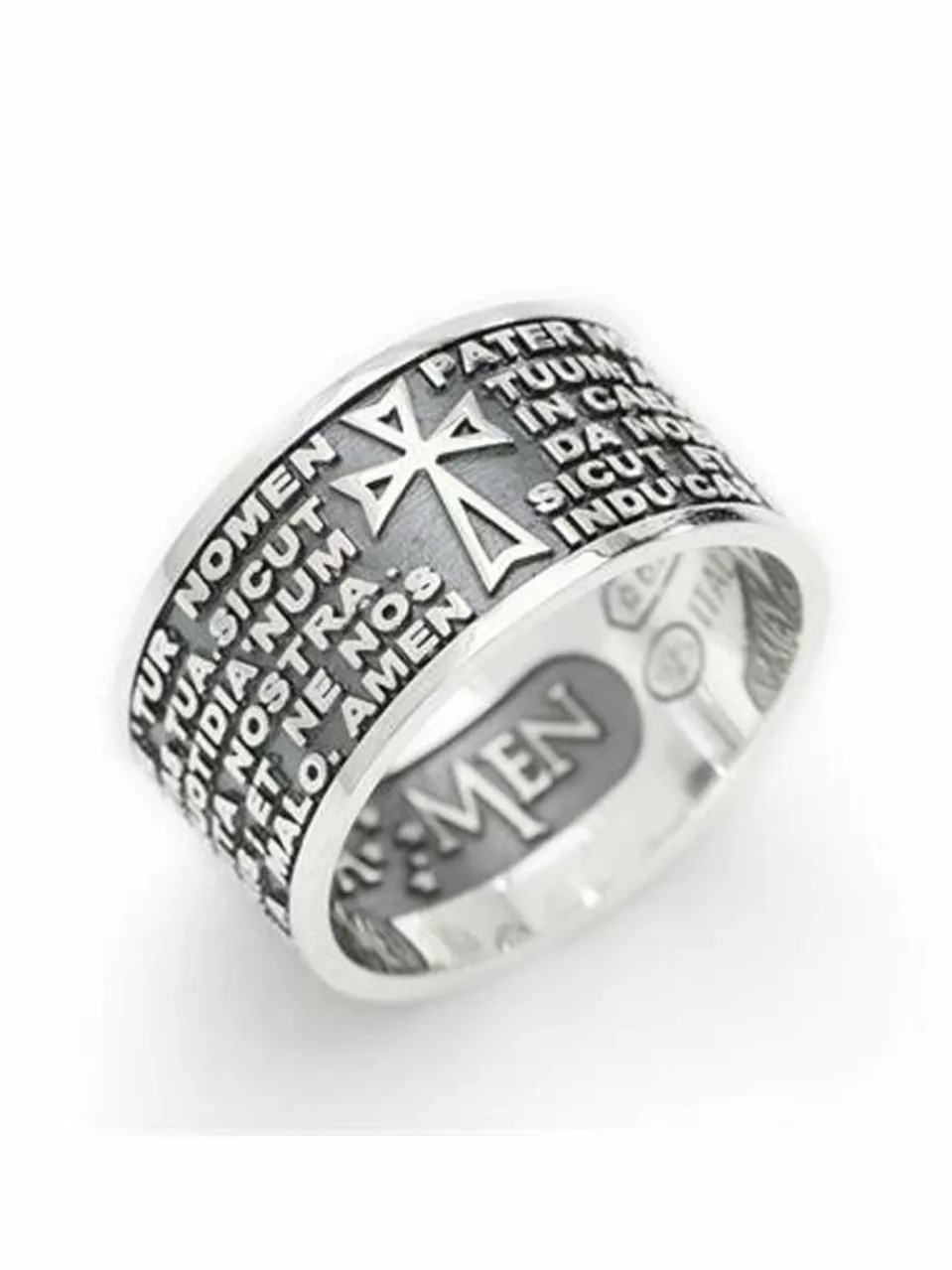 Amen Schmuck<Herren Ring silber uni