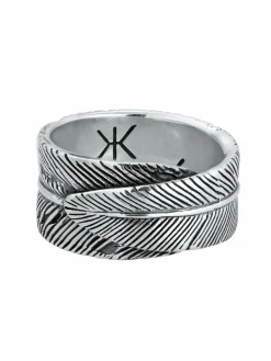 KUZZOI Schmuck<Herren Ring schwarz uni