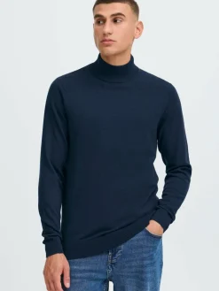 Herren Solid Pullover & Strickjacken>Herren Rollkragenpullover - SDAKALMO