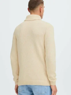 Solid Pullover & Strickjacken<Herren Rollkragenpullover - SDRINO beige meliert