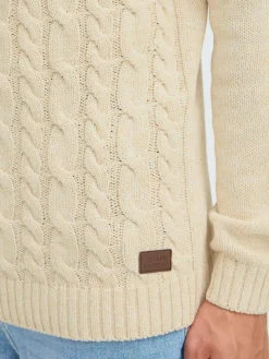 Solid Pullover & Strickjacken<Herren Rollkragenpullover - SDRINO beige meliert