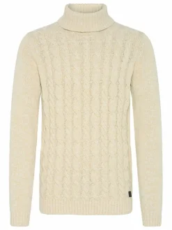 Solid Pullover & Strickjacken<Herren Rollkragenpullover - SDRINO beige meliert