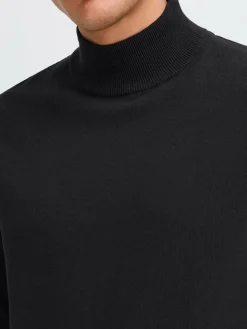 Solid Pullover & Strickjacken<Herren Rollkragenpullover - SDAKALMO schwarz uni
