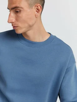 Solid Sweatshirts & Sweatjacken<Herren Rundhalspullover - SDLenz blau uni