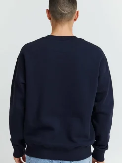 Solid Sweatshirts & Sweatjacken<Herren Rundhalspullover - SDLenz blau uni