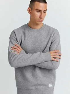 Solid Sweatshirts & Sweatjacken<Herren Rundhalspullover - SDLenz hellgrau uni