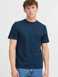 BLEND Shirts<Herren Rundhalsshirt - BHEbal 2 PACK blau uni