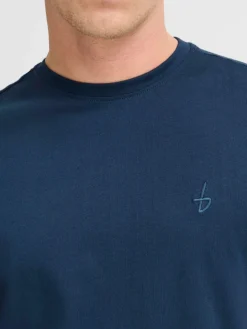 BLEND Shirts<Herren Rundhalsshirt - BHEbal 2 PACK blau uni