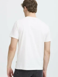 BLEND Shirts<Herren Rundhalsshirt - BHEbal 2 PACK weiß uni