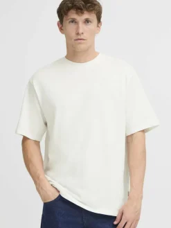 BLEND Shirts<Herren Rundhalsshirt - BHFISHER weiß uni