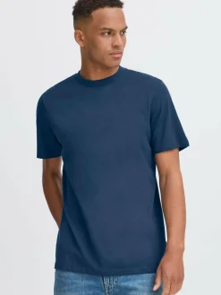 BLEND Shirts<Herren Rundhalsshirt - BHIVO 2 pack blau uni