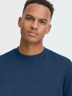 BLEND Shirts<Herren Rundhalsshirt - BHIVO 2 pack blau uni