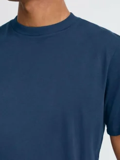 BLEND Shirts<Herren Rundhalsshirt - BHIVO 2 pack blau uni