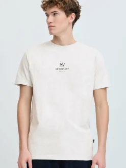 Kronstadt Shirts<Herren Rundhalsshirt - KSMccarto grau uni