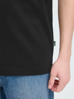 Kronstadt Shirts<Herren Rundhalsshirt - KSMccarty schwarz uni