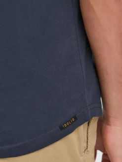 Solid Shirts<Herren Rundhalsshirt - SDJULISTO blau uni