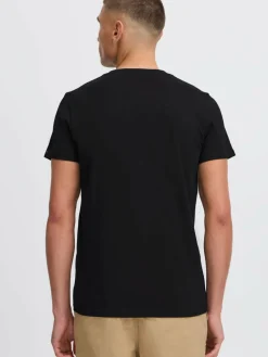 Solid Shirts<Herren Rundhalsshirt - SDJUAN schwarz uni