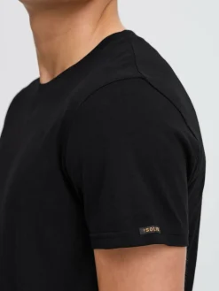 Solid Shirts<Herren Rundhalsshirt - SDJUAN schwarz uni