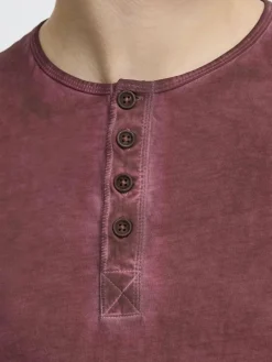 Solid Shirts<Herren Rundhalsshirt - SDTihn rot gemustert