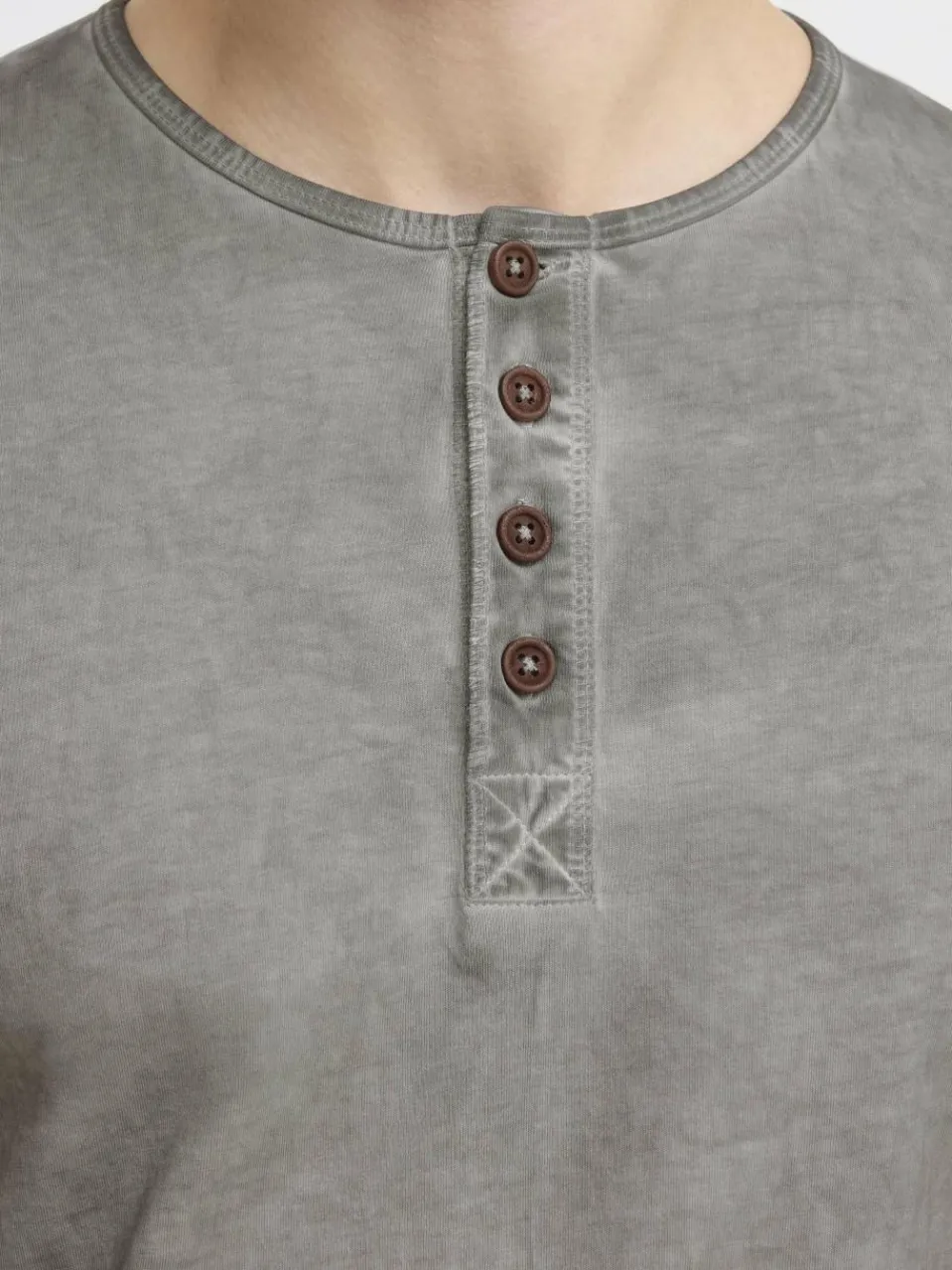 Solid Shirts<Herren Rundhalsshirt - SDTihn grau gemustert