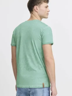 Herren Solid Shirts>Herren Rundhalsshirt - SDTihn