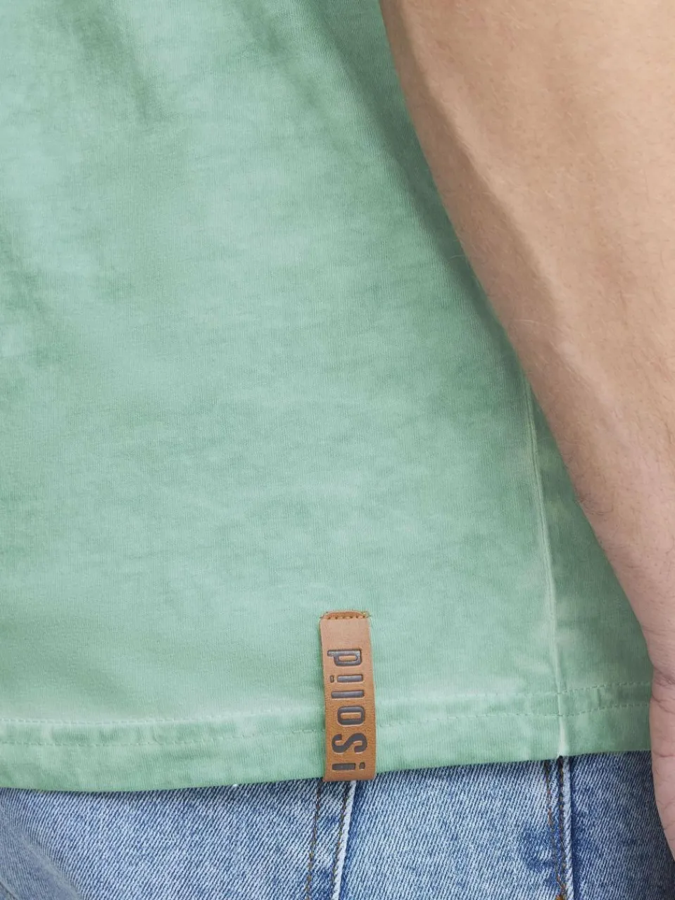 Herren Solid Shirts>Herren Rundhalsshirt - SDTihn