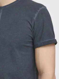 Solid Shirts<Herren Rundhalsshirt - SDTihn blau gemustert