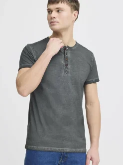 Herren Solid Shirts>Herren Rundhalsshirt - SDTihn