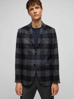 Daniel Hechter Sakkos<Herren Sakko blau kariert