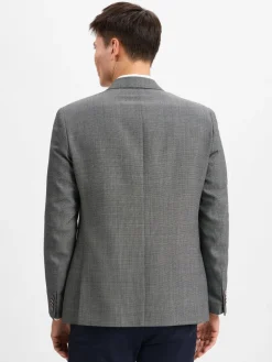 Roy Robson Sakkos<Herren Sakko schwarz grau meliert