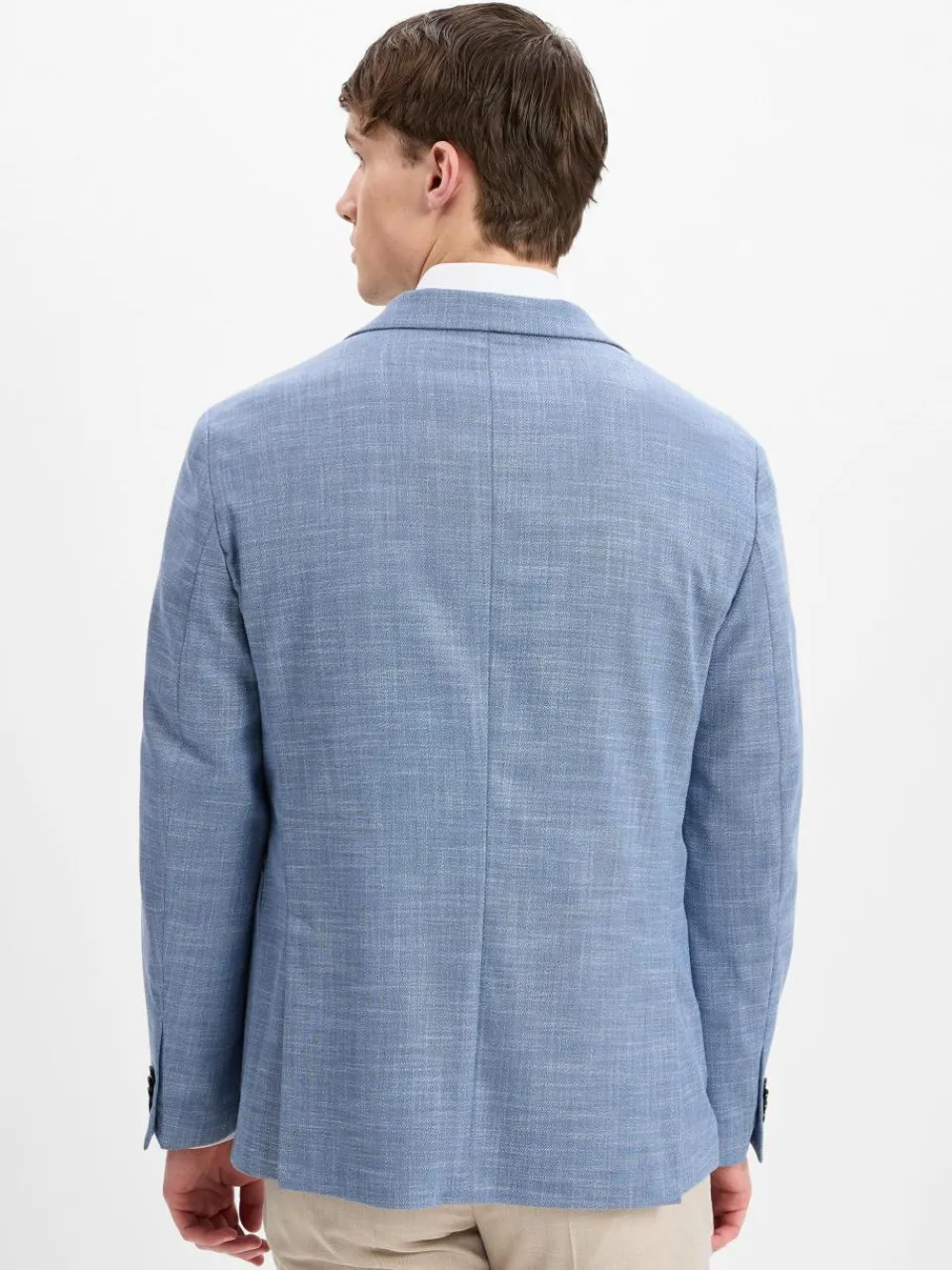 Andrew James New York Anzüge<Herren Sakko hellblau uni