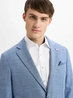 Andrew James New York Anzüge<Herren Sakko hellblau uni