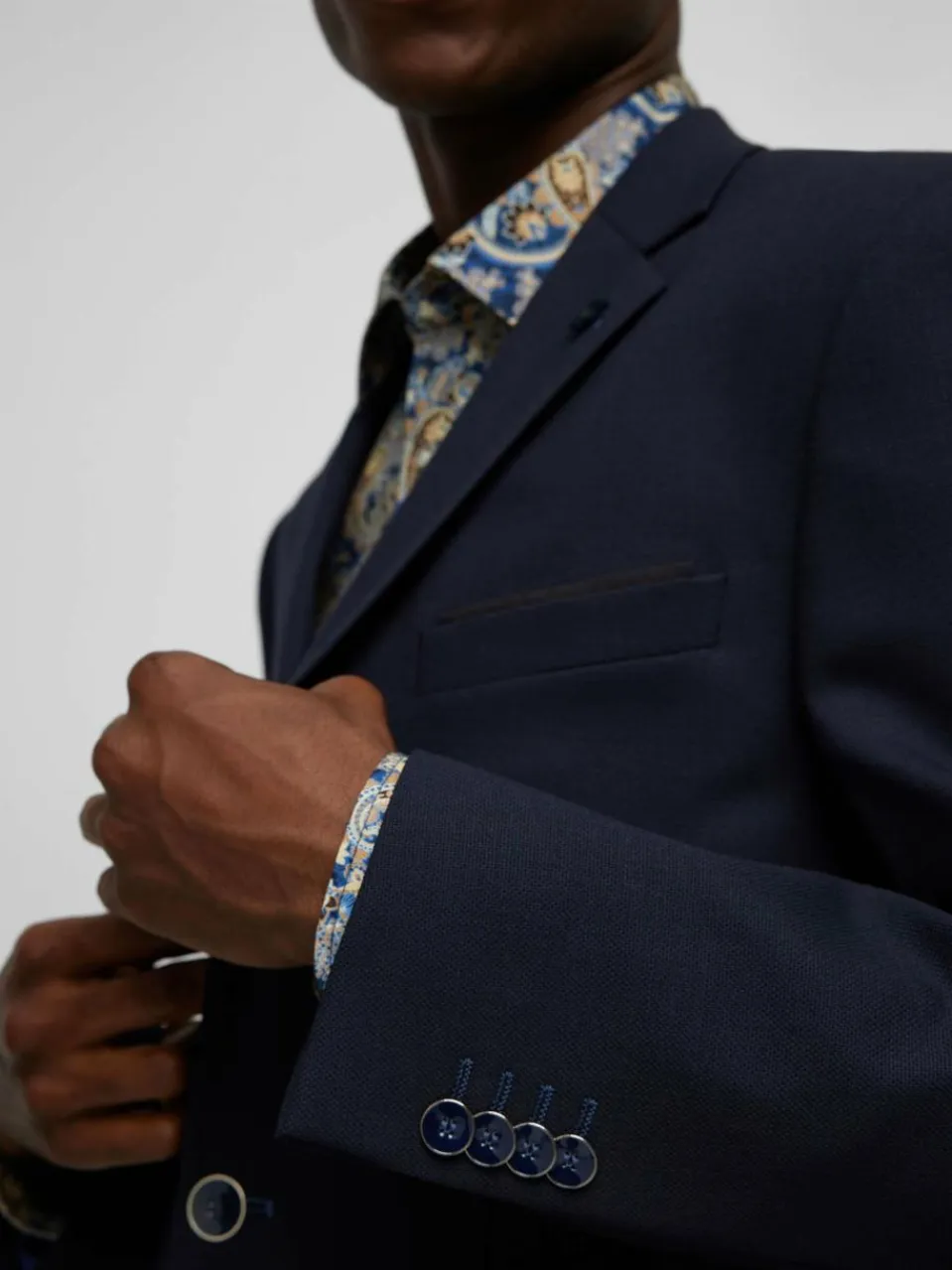 Daniel Hechter Sakkos<Herren Sakko - Classic MF blau uni