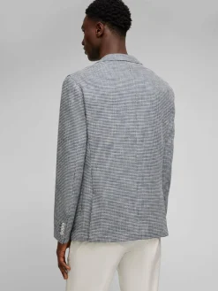 Daniel Hechter Sakkos<Herren Sakko - JACKET MODERN FIT blau strukturiert