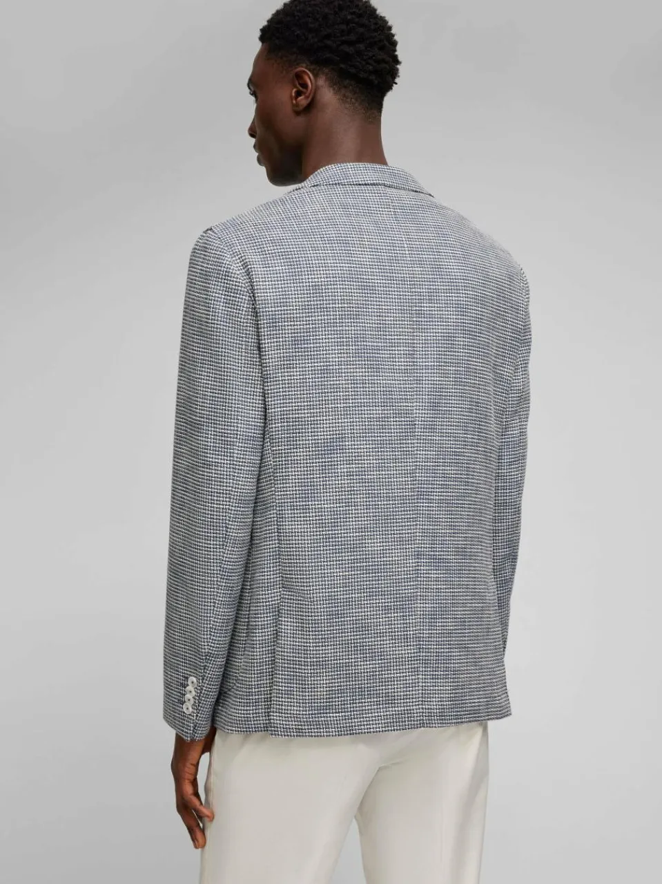 Daniel Hechter Sakkos<Herren Sakko - JACKET MODERN FIT blau strukturiert