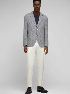 Daniel Hechter Sakkos<Herren Sakko - JACKET MODERN FIT blau strukturiert